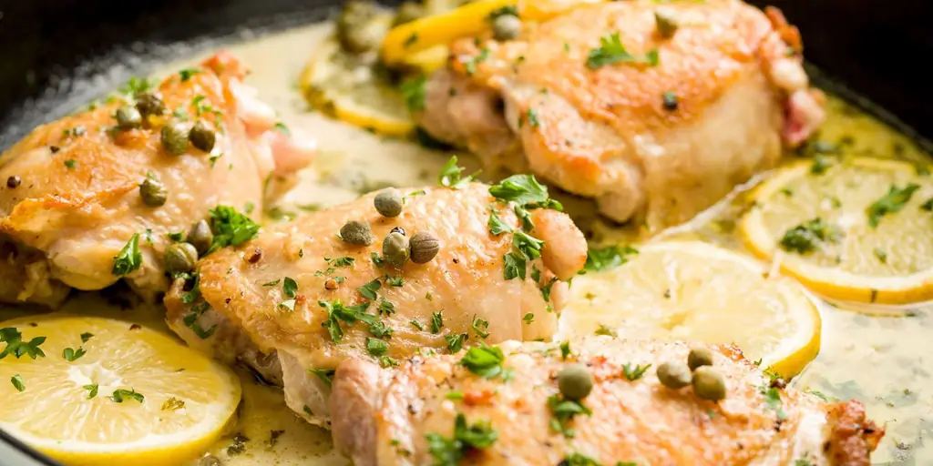 Легкий рецепт курицы с лимоном и каперсами - Как приготовить курицу пикката