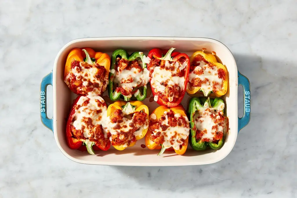 Лучший фаршированный перец с куриным филе - Как приготовить фаршированный перец с куриным филе