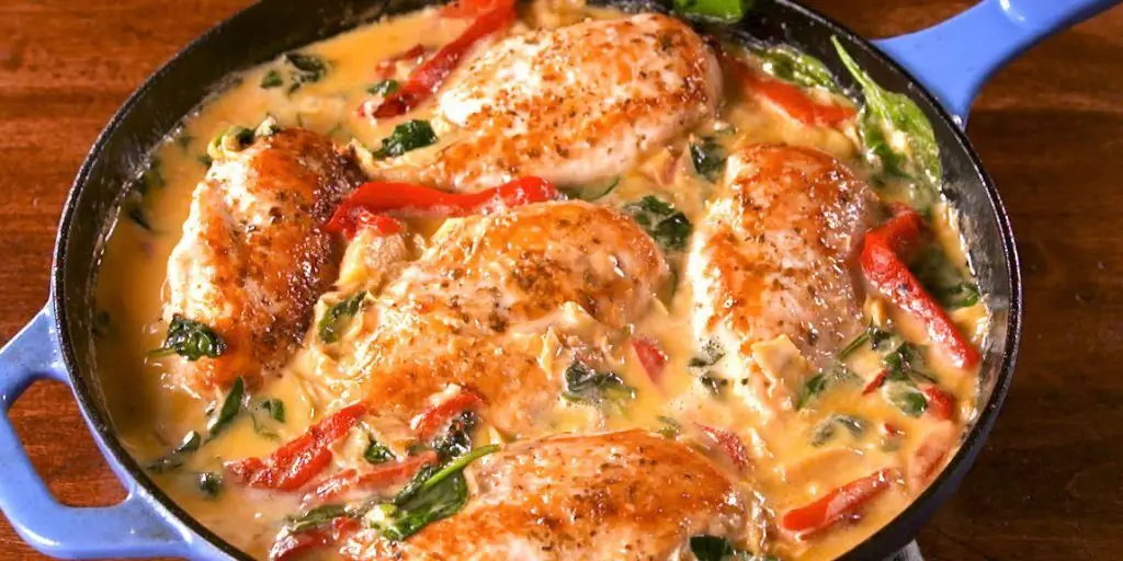 Лучший рецепт курицы с артишоками и шпинатом - Как приготовить курицу со шпинатом и артишоками