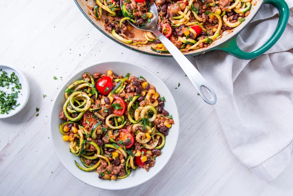 Лучший рецепт Burrito Zoodles - Как приготовить Burrito Zoodles
