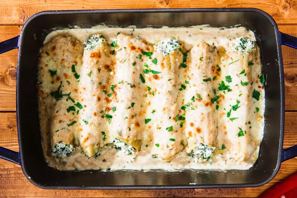 Лучший рецепт маникотти с курицей - Как приготовить маникотти с курицей