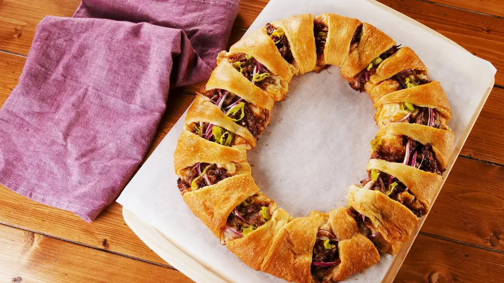 Лучший рецепт кольца из рваной свинины - Как сделать кольцо из рваной свинины