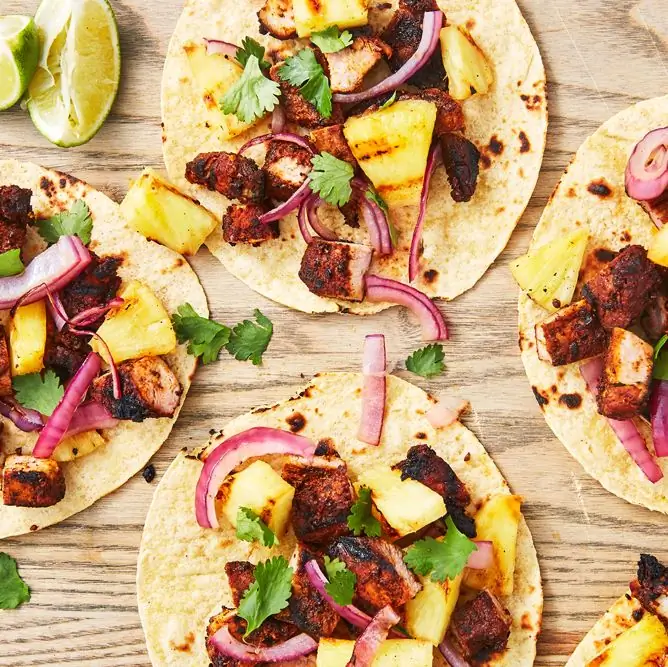 Лучший рецепт Tacos Al Pastor - Как приготовить Tacos Al Pastor