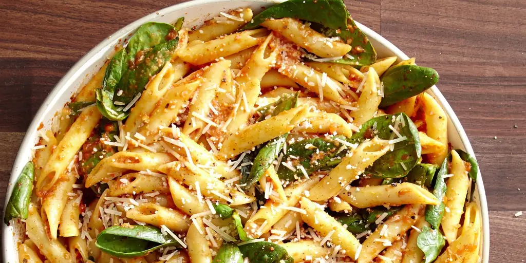 Лучший жареный красный перец песто пенне - Как приготовить жареный красный перец песто пенне