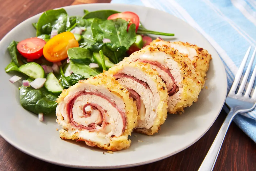 Лучший рецепт Куриного Кордон Блю - Как приготовить Куриный Кордон Блю