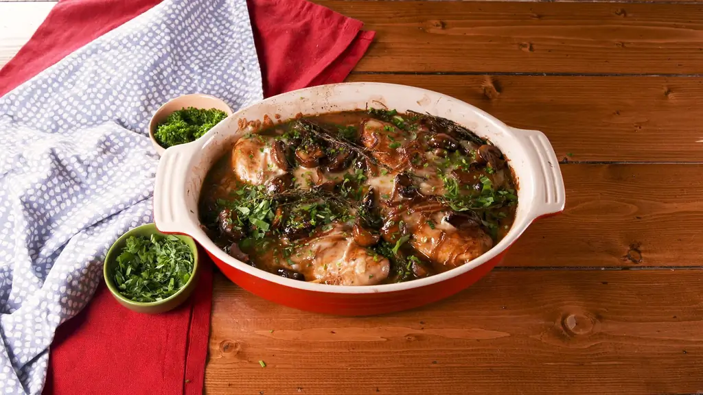 Лучший рецепт запеченной курицы с сырными грибами - Как приготовить запеченную курицу с сырными грибами