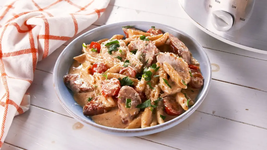 Лучший рецепт медленноварки Cajun Alfredo - Как приготовить медленноварку Cajun Alfredo