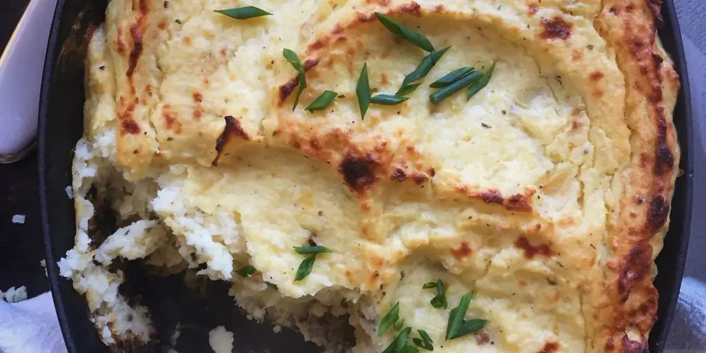 Легкий рецепт суфле из запеченного картофеля ранчо - Как приготовить суфле из запеченного картофеля ранч