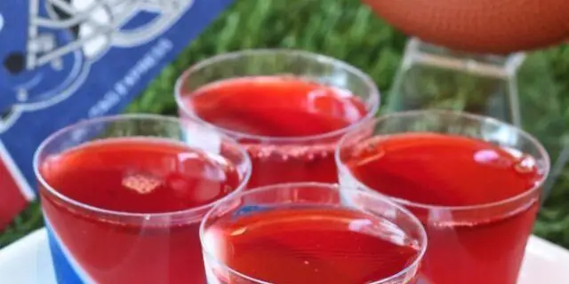 Лучший рецепт леденцов New York Giants Jell-O Shots - Как приготовить шоты New York Giants Jell-O Shots