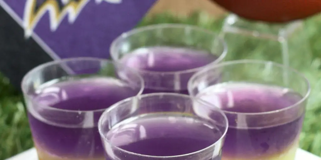 Лучший рецепт желе B altimore Ravens Jell-O Shots - Как сделать B altimore Ravens Jell-O Shots