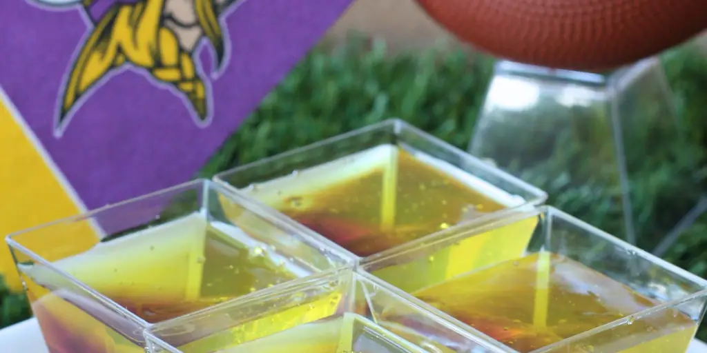 Лучший рецепт миннесотских викингов Jell-O Shots - Как приготовить Minnesota Vikings Jell-O Shots