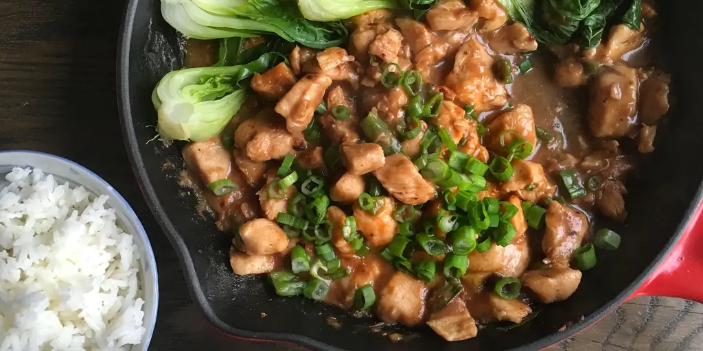 Лучший рецепт курицы с острым имбирем и бок-чой на пару - Как приготовить курицу с острым имбирем и бок-чой на пару
