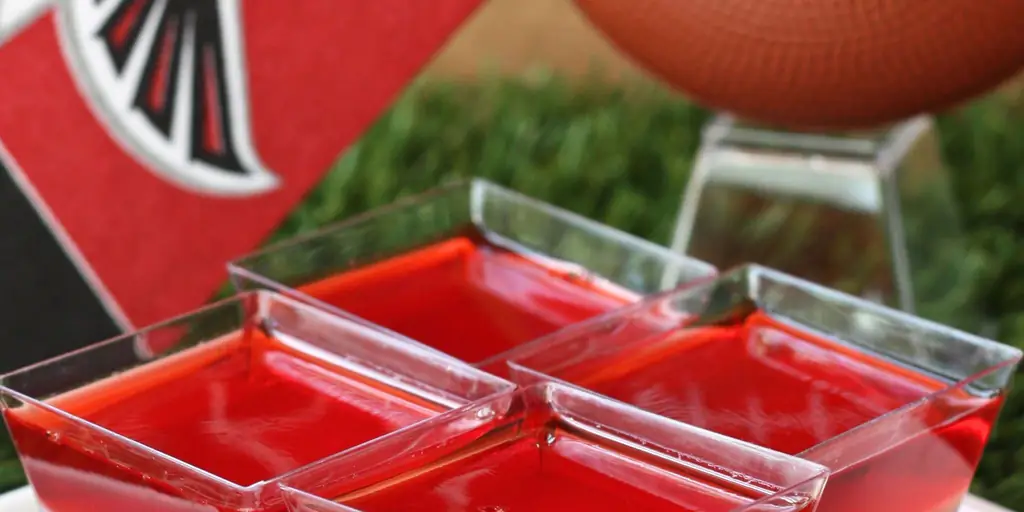 Лучший рецепт мороженого Atlanta Falcons Jell-O Shots - Как сделать Atlanta Falcons Jell-O Shots