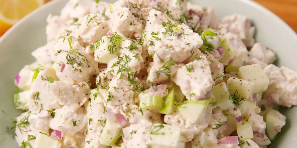 Легкий рецепт куриного салата - Как сделать лучший домашний куриный салат