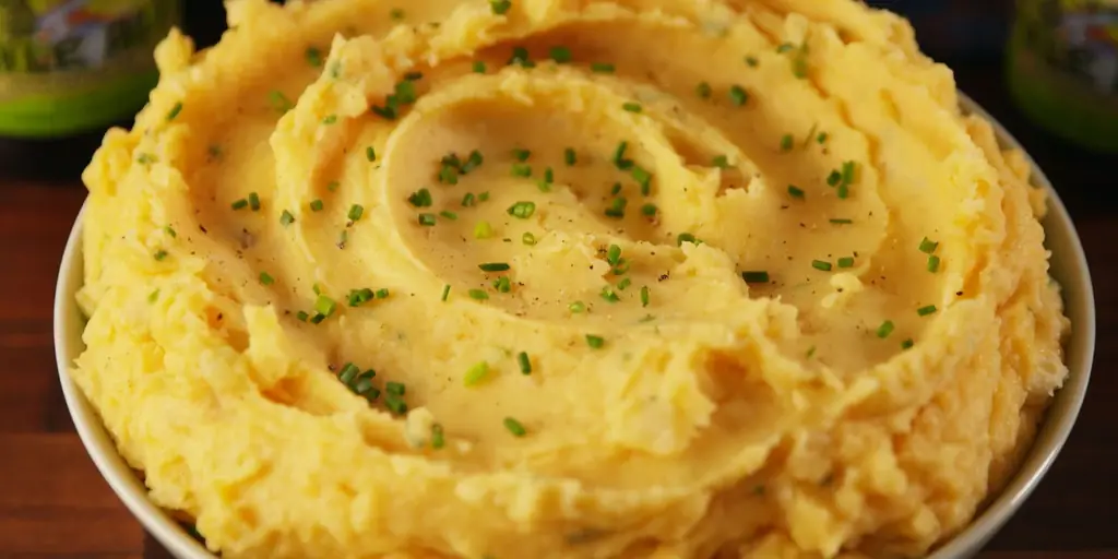 Лучший рецепт картофельного пюре с пивным сыром - Как приготовить картофельное пюре с пивным сыром