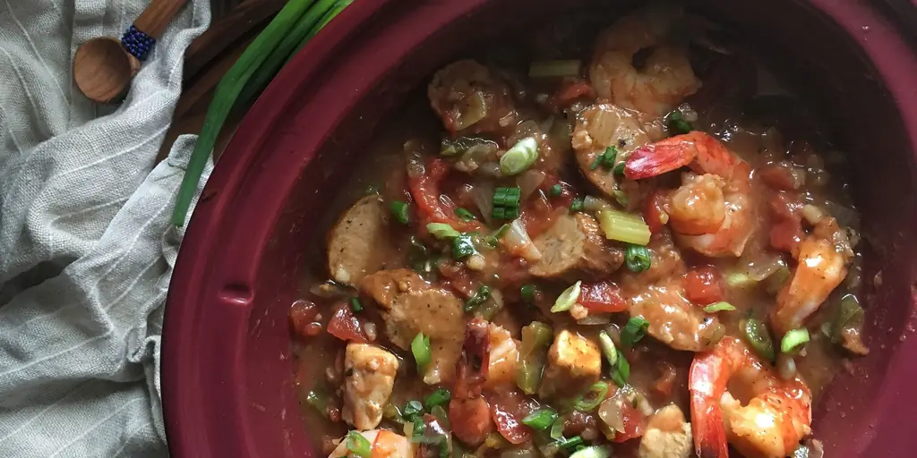 Лучший рецепт медленноварки Jambalaya - Как приготовить мультиварку Jambalaya