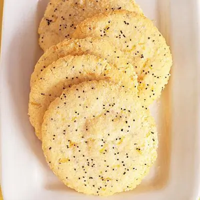 Рецепт лимонного печенья с маком