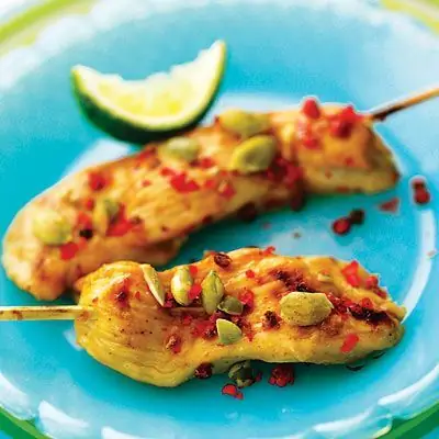 Рецепт куриных брошетов с текилой и лаймом