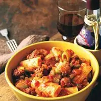 Acadian Rigatoni - Рецепты макаронных изделий - Креольские рецепты - Рецепты андуильских сосисок
