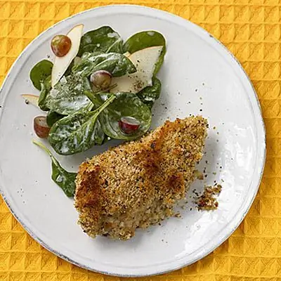 Рецепт запеченной курицы со шпинатом в пахте