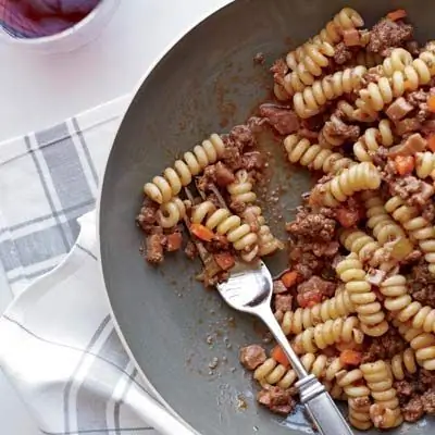 Рагу мясника с рецептом фузилли