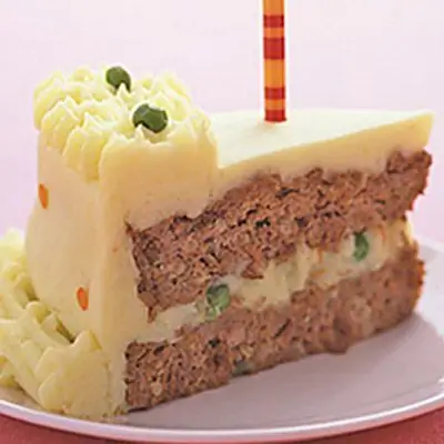 Мясной рулет "Торт" Рецепт