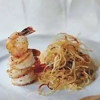 Запеченная паста с креветками - Морепродукты Fideos Recipes