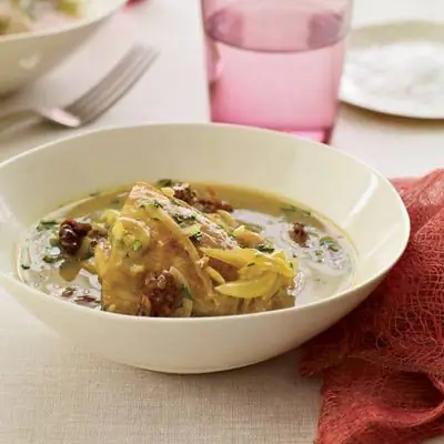 Куриная чорба с грецкими орехами Рецепт