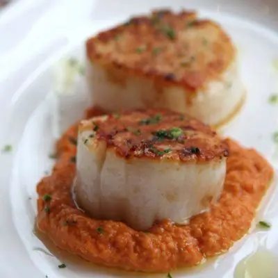 Vieiras con Romesco - Испанские рецепты