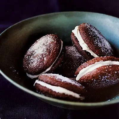 Gingersnaps с начинкой из апельсиново-имбирного крема