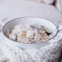 Жасминовый рис с курицей и миндалем, жареный стир-фрай - Рецепты рисовых лепешек