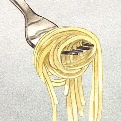 Паста с мидиями