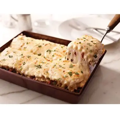 Сливочно-белый рецепт лазаньи с курицей и артишоками - Рецепт натурального сыра Kraft