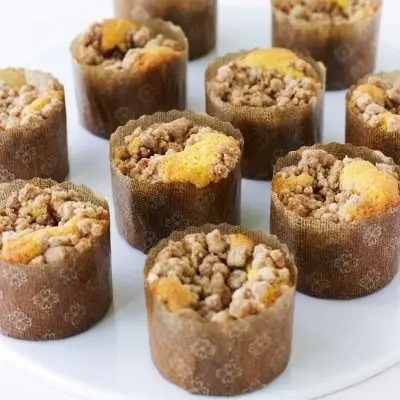 Рецепт кофейных кексов с джемом