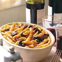 Пенне с жареными грибами марсала - Рецепты пасты с грибами - Рецепты грибного соуса