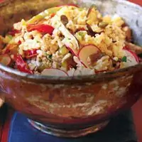 Thai One-Pot - Рецепты супов - Рецепты свинины с овощами и рисом - Рецепты со свиными грибами и перцем