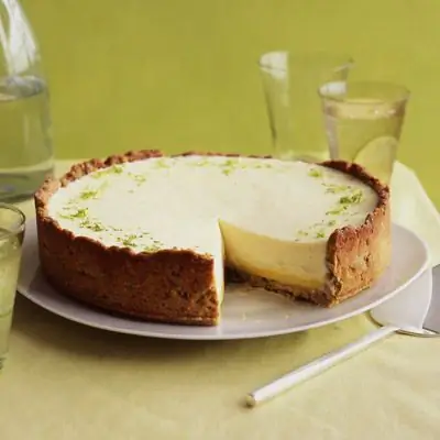 Рецепт пирога с лаймом и фисташками