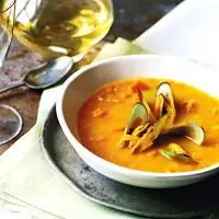 Суп с карри из моркови и мидий - Рецепты супа из морепродуктов