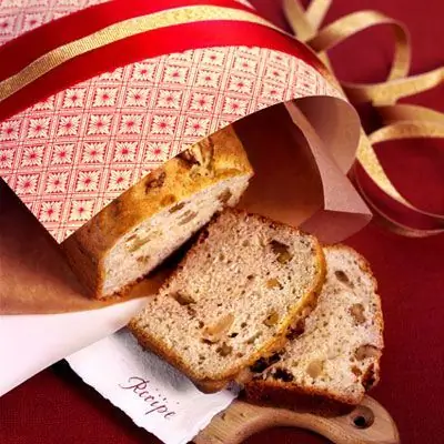 Рецепт чайного хлеба с абрикосом, имбирем и грецким орехом