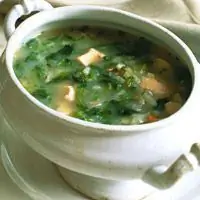 Суп Эскарол с курицей и рисом - Рецепты с курицей и овощами - Рецепты итальянских супов