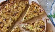 Киш с беконом и луком-пореем - Джулия Чайлд Киш