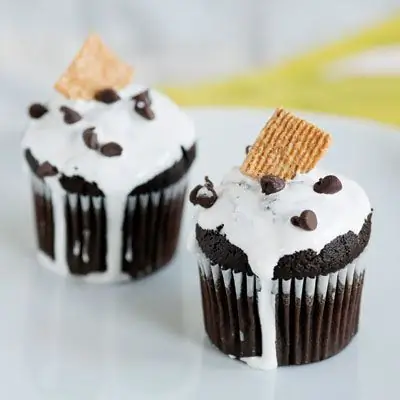 Рецепт мини-маффинов S’mores с темным шоколадом