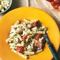 Зити по-гречески - Рецепты пасты с куриной фетой