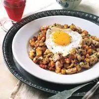 Картофель, Грибы и Куриный Хаш - Рецепты из Курицы и Овощей