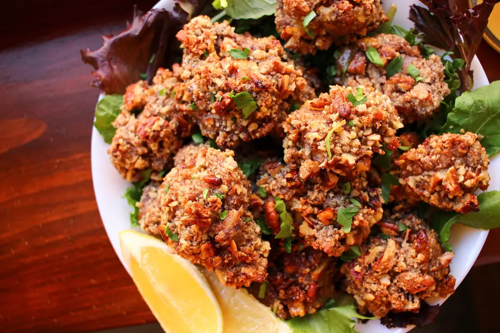 Лучший рецепт курицы с пеканом в масле - Как приготовить куриные укусы с пеканом в масле