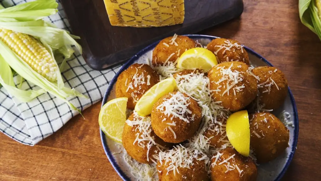 Лучшая сырная сладкая кукуруза аранчини - Как приготовить сырная сладкая кукуруза аранчини