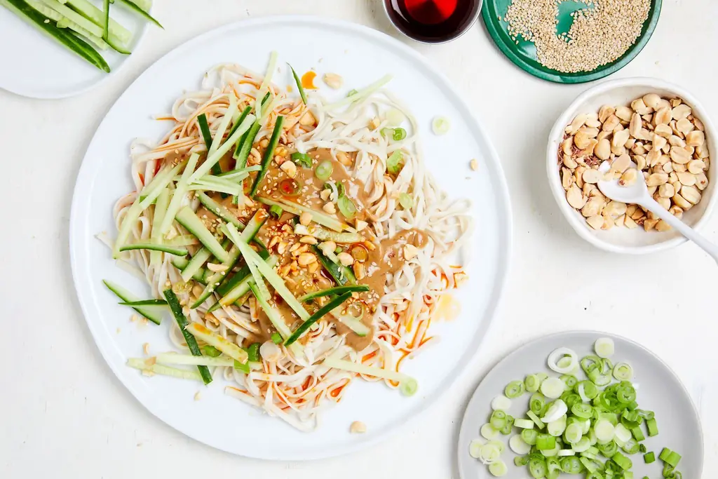 Лучший рецепт лапши с кунжутом - Как приготовить лапшу с кунжутом