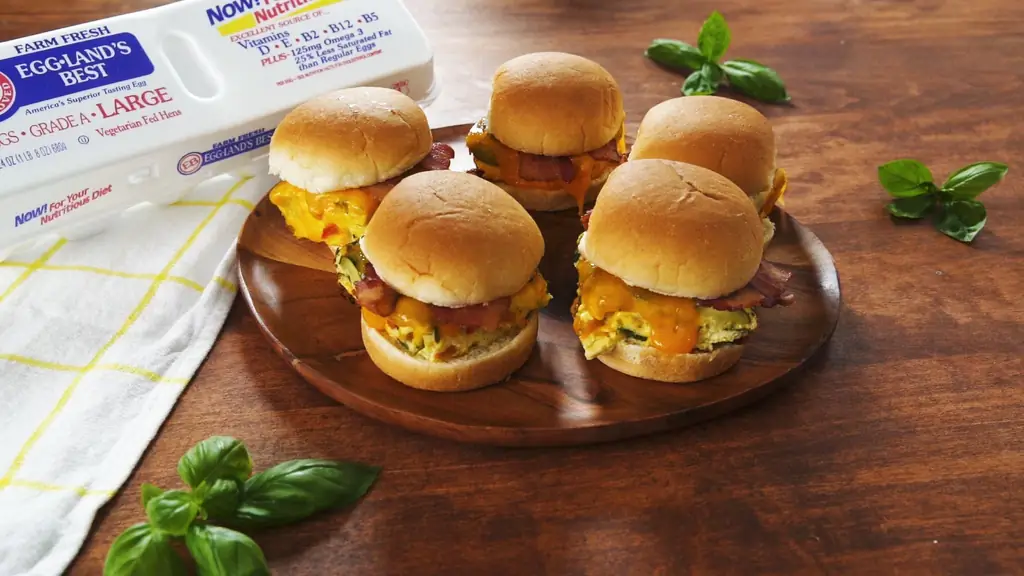 Best Bacon & Omelet Sliders - Как приготовить бекон & Omelet Sliders