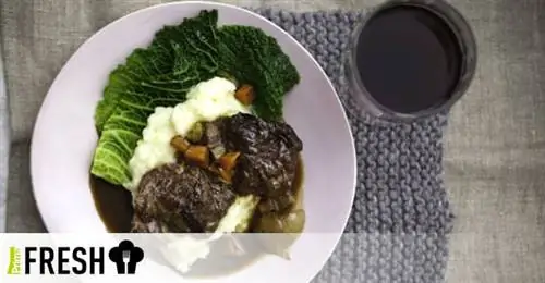 Жареные говяжьи щечки