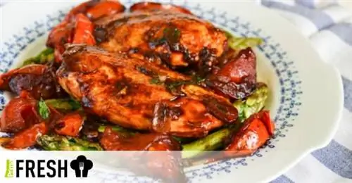 Цыпленок с бальзамическим соусом